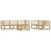 vidaXL Set de canapele de exterior 6 pcs Alb