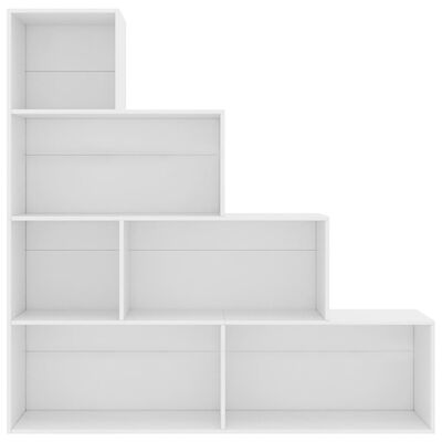 vidaXL Bibliotecă/Separator cameră, alb, 155x24x160 cm, PAL