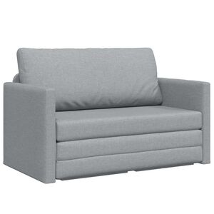 vidaXL Pat canapea Gri deschis 124 x 71 x 78 cm țesătură