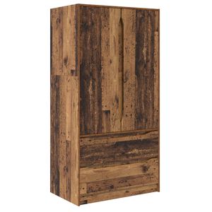 vidaXL Dulap cu sertar Lemn vechi 79,5 x 49 x 156 cm Lemn prelucrat