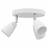vidaXL Spot de tavan Alb 19 x 19 x 14,5 cm Metal