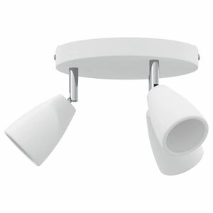 vidaXL Spot de tavan Alb 19 x 19 x 14,5 cm Metal