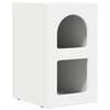 vidaXL Noptieră ELST Alb 29,5 x 33,5 x 50 cm Lemn prelucrat