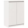 vidaXL Dulap, alb, 60x36x84 cm, lemn masiv de pin