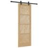 vidaXL Ușă glisantă ORKDAL natural 73,5 x 211 cm Lemn masiv de pin
