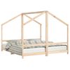 vidaXL Cadru pat pentru copii, 2x(90x190) cm, lemn masiv de pin