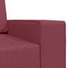 vidaXL Pat canapea 200cm Roșu Vin țesătură