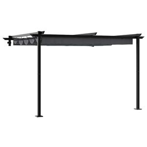 vidaXL Foișor 300 x 300 x 200 cm Antracit Poliester
