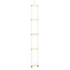vidaXL Scară din fr&acirc;nghie pentru copii, 30x168 cm, lemn masiv și PE