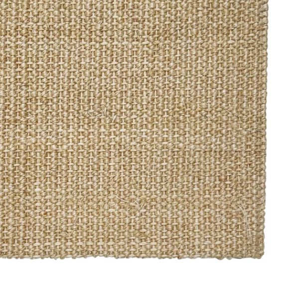vidaXL Covor din sisal pentru stâlp de zgâriat, 100x100 cm
