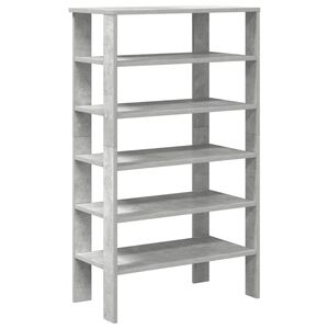 vidaXL Pantofar, gri beton, 61x32x105 cm, lemn prelucrat