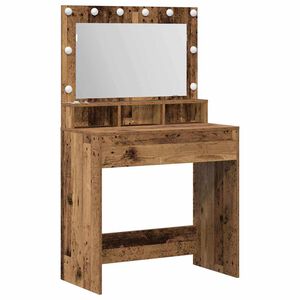 vidaXL Masă de Machiaj Lemn vechi 75,5 x 41 x 135 cm Lemn prelucrat