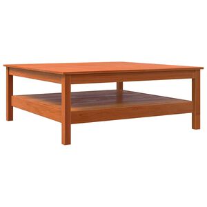 vidaXL Măsuță de cafea, maro ceruit, 100x100x40 cm, lemn masiv de pin