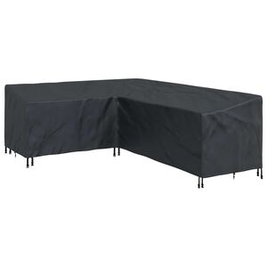 vidaXL Husă pentru mobilă Negru 250 x 180 x 80 cm Material Oxford 210D