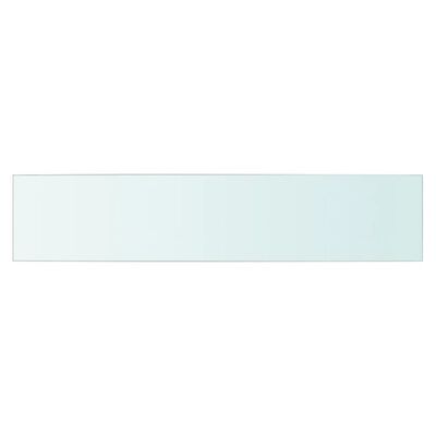 vidaXL Rafturi, 2 buc., 70 x 15 cm, panouri sticlă transparentă