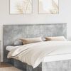 vidaXL Tăblie cap cu headboard Gri din beton 200 cm Lemn compozit