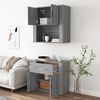 vidaXL Dulap &icirc;nalt, gri sonoma, lemn prelucrat
