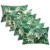 vidaXL Husă pentru pernă 6 pcs HEERLEN Model cu frunze 50 x 75 cm