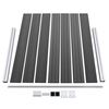 vidaXL Set panouri gard, 353x146 cm, negru, WPC