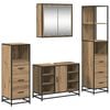 vidaXL Set de mobilier pentru baie 4 buc. Stejar Artizanal