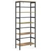 vidaXL Raft pentru cărți 4 niveluri 60 x 29,5 x 149 cm Lemn prelucrat