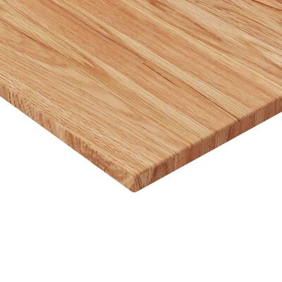 vidaXL Blat masă pătrat maro deschis 80x80x1,5cm lemn stejar tratat