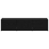 vidaXL Cabinet TV cu led Stejar Negru 165 x 34 x 40 cm Lemn compozit