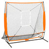 vidaXL Plasă de antrenament sport baseball, negru, 174x76x158,5 cm