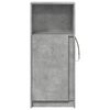 vidaXL Dulap cu LED, gri beton, 42,5x34x100 cm, lemn prelucrat