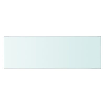 vidaXL Rafturi, 2 buc., 60 x 20 cm, panouri sticlă transparentă