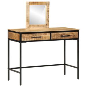 vidaXL Masă de Machiaj Maro 100 x 40 x 120 cm Lemn masiv de mango
