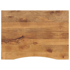 vidaXL Blat birou cu decupaj curbat 110x80x2,5cm lemn masiv mango brut