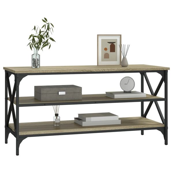 vidaXL Comodă TV, stejar sonoma, 100x40x50 cm, lemn prelucrat