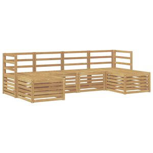 vidaXL Seturi de canapele 6 pcs Alb Lemn Solid de Acacia
