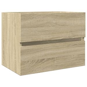 vidaXL Dulap de chiuvetă, stejar sonoma, 60 x 38,5 x 45 cm, PAL