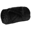vidaXL Pături de aruncat 6 pcs Negru 240 x 270 cm Molton