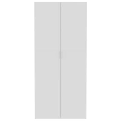 vidaXL Dulap de depozitare alb & stejar sonoma 80x35,5x180 cm PAL