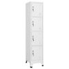 vidaXL Dulap vestiar cu 4 compartimente 38x45x180 cm