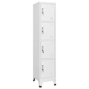 vidaXL Dulap vestiar cu 4 compartimente 38x45x180 cm