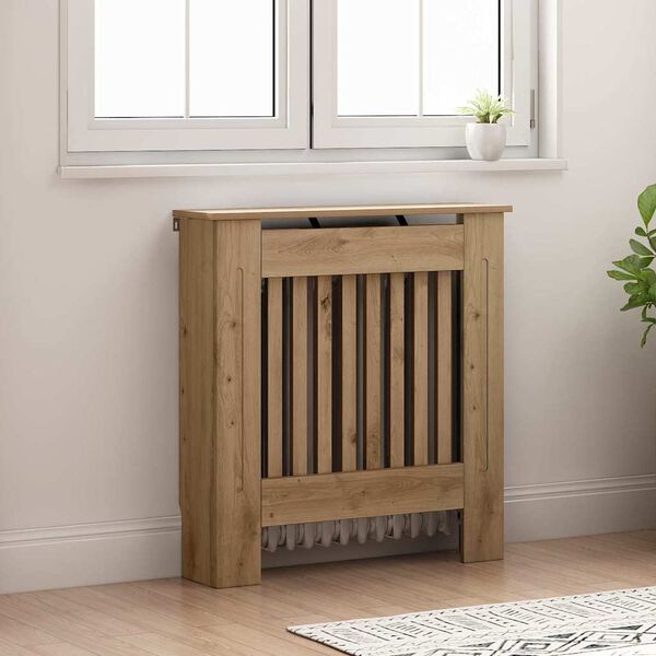vidaXL Capac pentru radiator Stejar Artizanal 78 x 19 x 81,5 cm