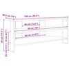 vidaXL DulapdecolțpentruTV Alb 102x40,5x45cm Lemn compozit
