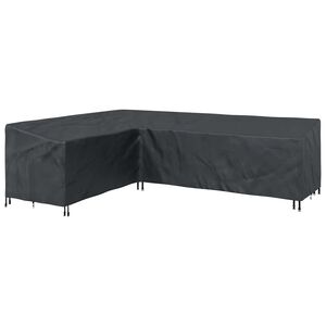 vidaXL Husă pentru mobilă Negru 286 x 222 x 80 cm