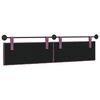 vidaXL Cap de pat suspendat Pe perete Violet 210 x 55 x 7 cm Catifea