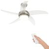 vidaXL Ventilator de tavan cu lumina și telecomandă &Oslash; 110 cm