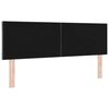 vidaXL Tăblie cap cu headboard Gri &icirc;nchis 160 cm Catifea