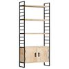 vidaXL Bibliotecă cu 4 niveluri 80x30x180 cm lemn masiv de mango