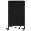 vidaXL Cabinet cu Stație de &Icirc;ncărcare Stejar Negru 76 x 41 x 72 cm