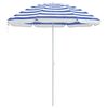 vidaXL Parasol de Grădină Poliester 170T Albastru și Alb