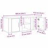 vidaXL Cabinet TV Lemn Vechi 100 x 31,5 x 35 cm Lemn compozit