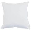 vidaXL Pernă cu pernă Alb 80 x 80 cm Bumbac